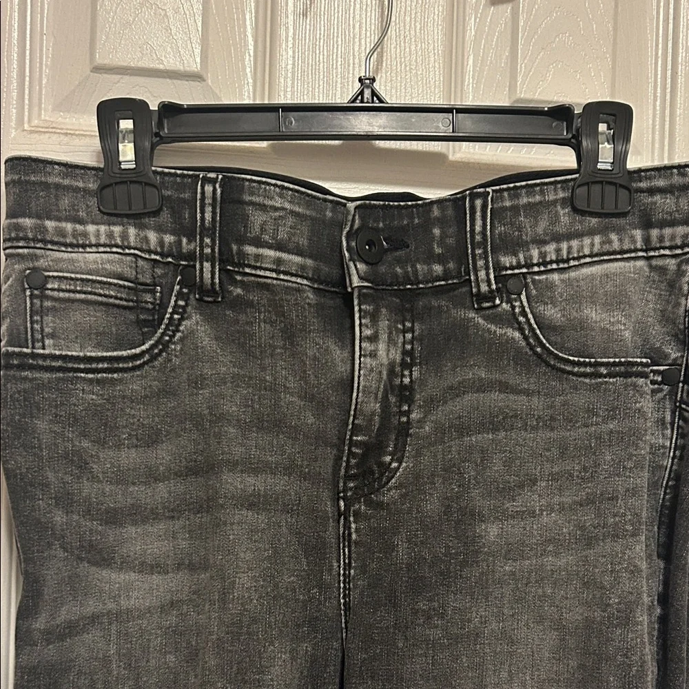 Black Acid Wash Bombshell Straight Jeans - Picture 4 of 6
